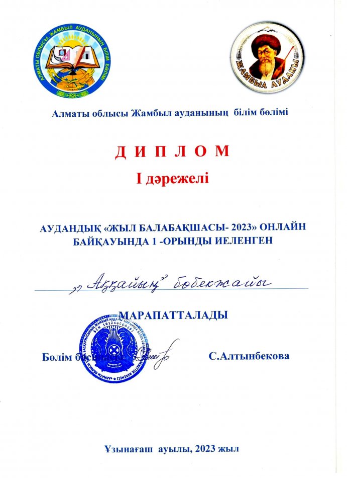 Жақсылықтың ерте , кеші жоқ демекші- бұлда елеулі жетістік!