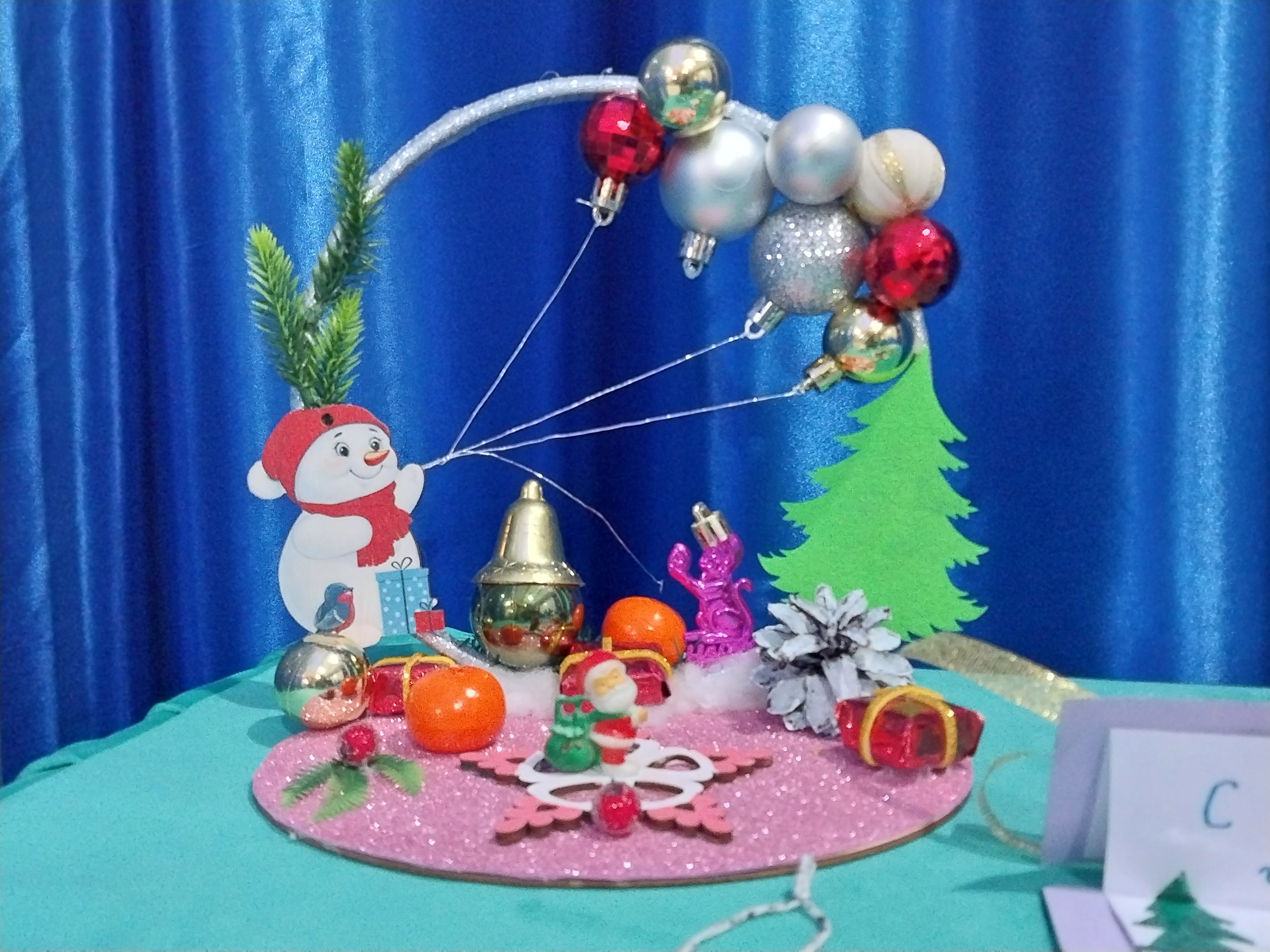 Ортаңғы топтардың жаңа жылдық ертеңгіліктерінен көрініс